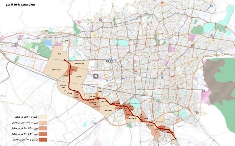 جزئیات احداث خط ۱۱ متروی تهران/ اتصال مترو به راه آهن سراسری با خط ۱۱